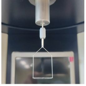 Pt ring used in Du Nuoy Ring Method in SEO DCA 200 instrument