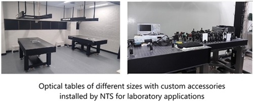Optical Tables for Photonics experiments