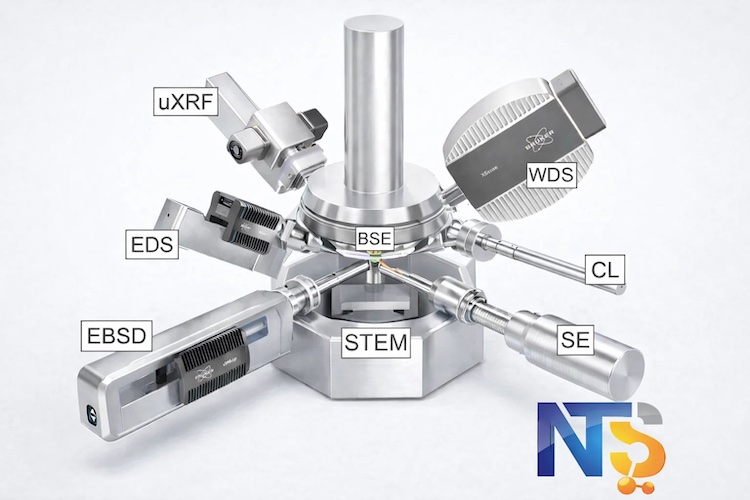 Detectors on Scanning Electron Microscope